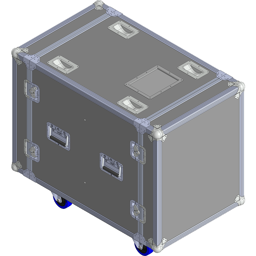 BELCASE RC-7013v-R, 963x575x680мм, кейс рэковый для видеосервера с амортизрующей прокладкой, рабочая глубина 700мм