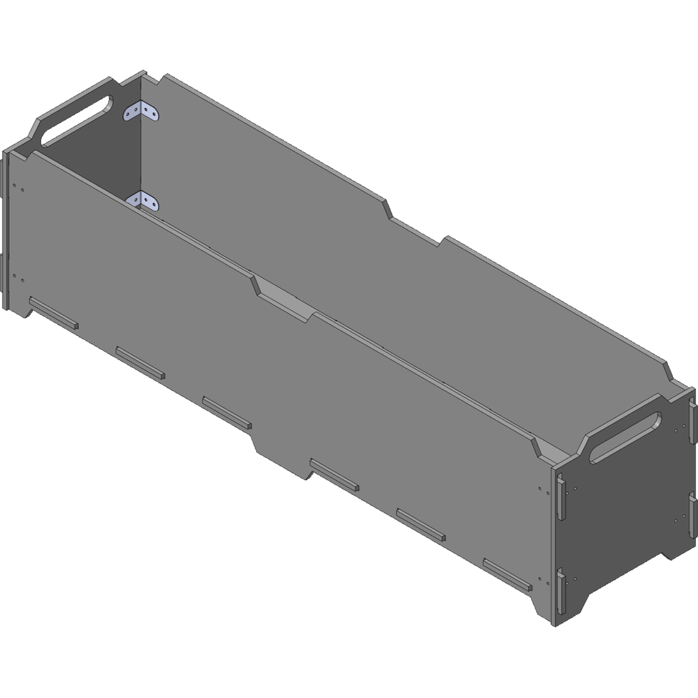 BELCASE TC-12030UNI-9, 1219x310x325мм, ящик транспортировочный универсальный