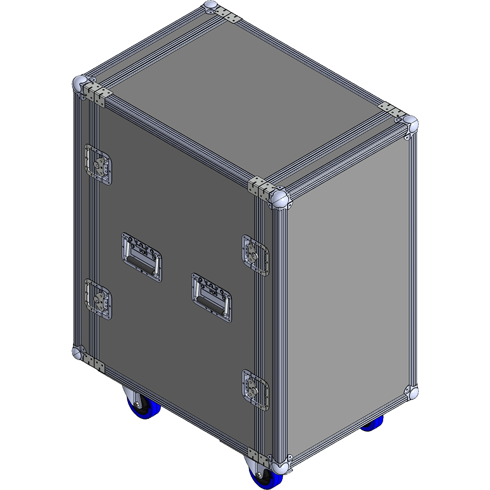 BELCASE RС-6020-R, 797x530x920мм, кейс рэковый приборный на колесной базе, рабочая глубина 60см, 20U