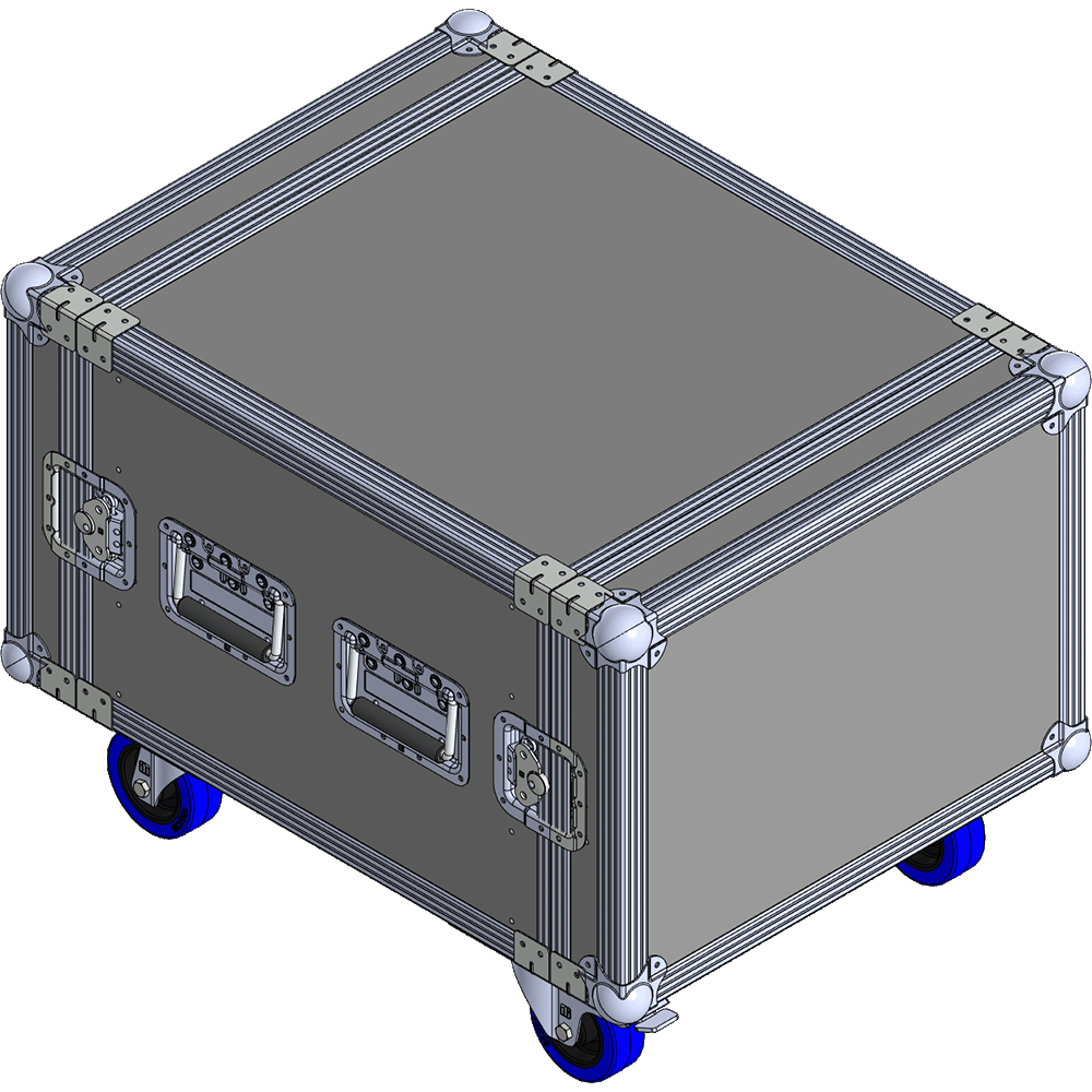 BELCASE RС-5008-R, 705x530x387мм, кейс рэковый усиленный, рабочая глубина 50см, 8U