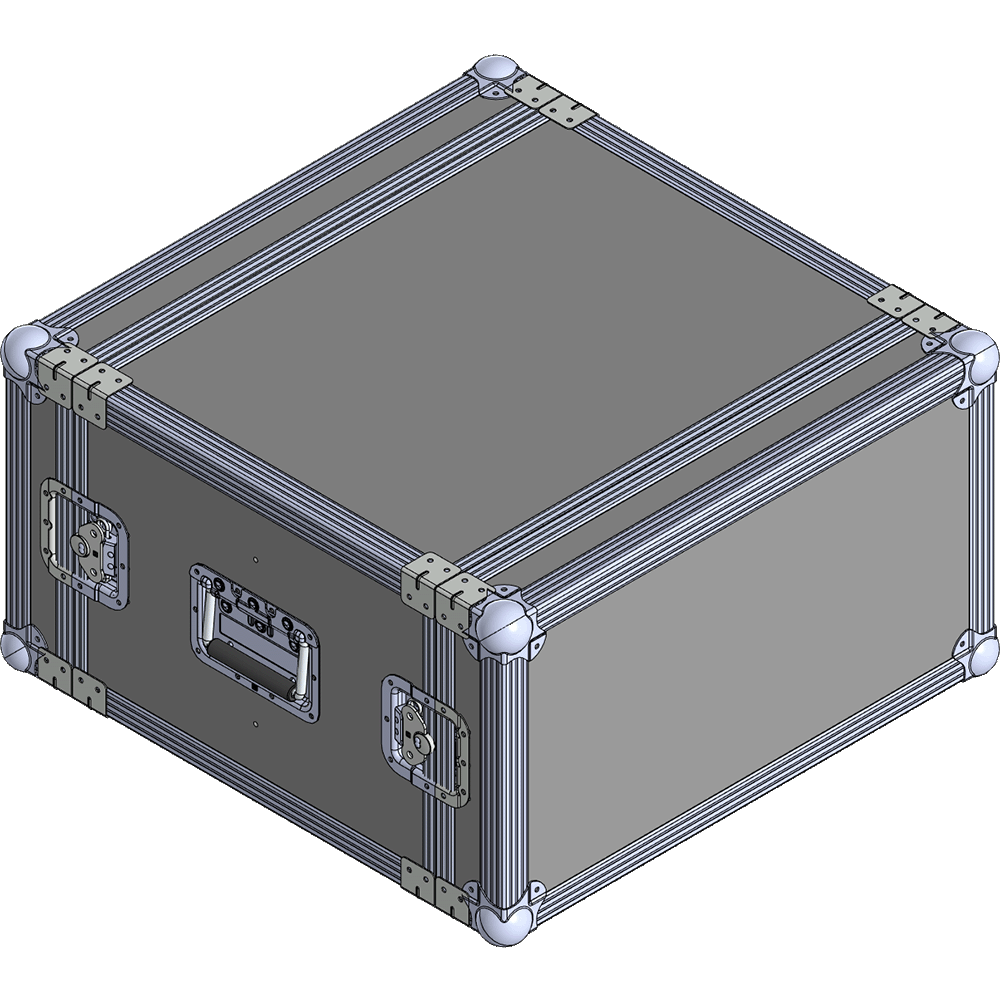 BELCASE RC-4005v-F, 600x590x332мм, кейс рэковый 5U с амортизирующей прокладкой, рабочая глубина 40см