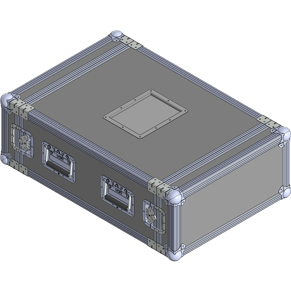 BELCASE RC-6005-F, 797х530х254мм, кейс рэковый приборный, рабочая глубина 60см, 5U