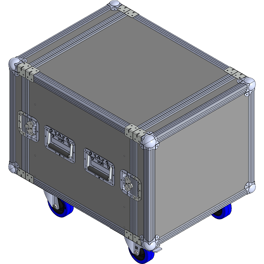 BELCASE RС-5010-R, 705x530x476мм, кейс рэковый усиленный, рабочая глубина 50см, 10U