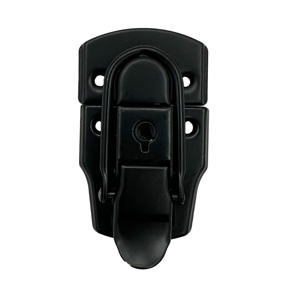 BELCASE BC-01LL-blk, замок-защелка с накидной скобой, большой, черный