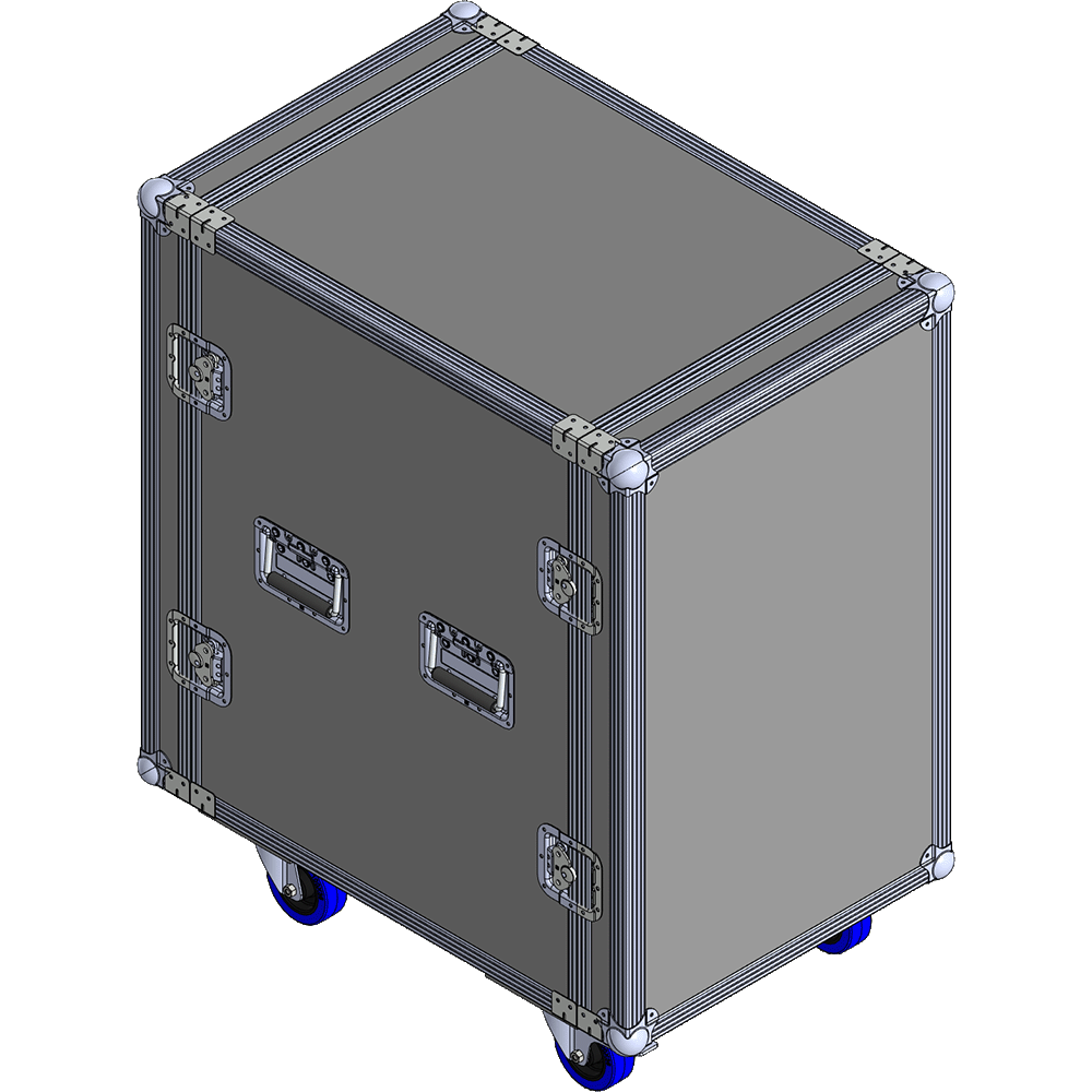 BELCASE RС-6018-R, 797x530x832мм, кейс рэковый приборный на колесной базе, рабочая глубина 60см, 18U