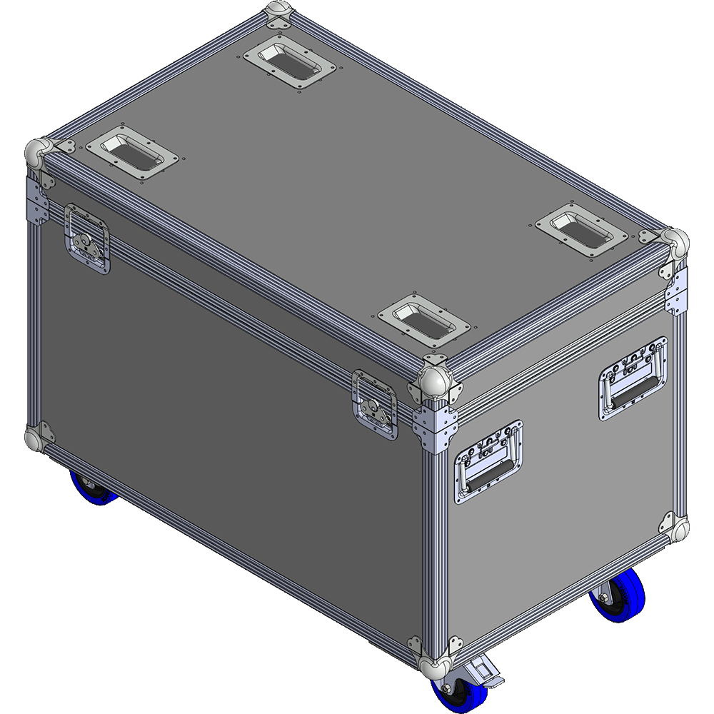 BELCASE ТС-LED500/8-R, 924x570x584мм, кейс транспортировочный для 8-ми LED кабинетов 500х500мм