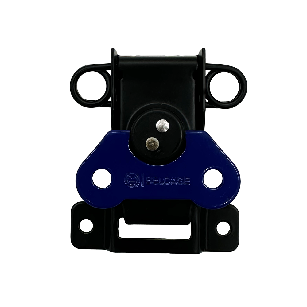 BELCASE BC-01BLF-blk-blue, замок-бабочка плоский, черный+синий