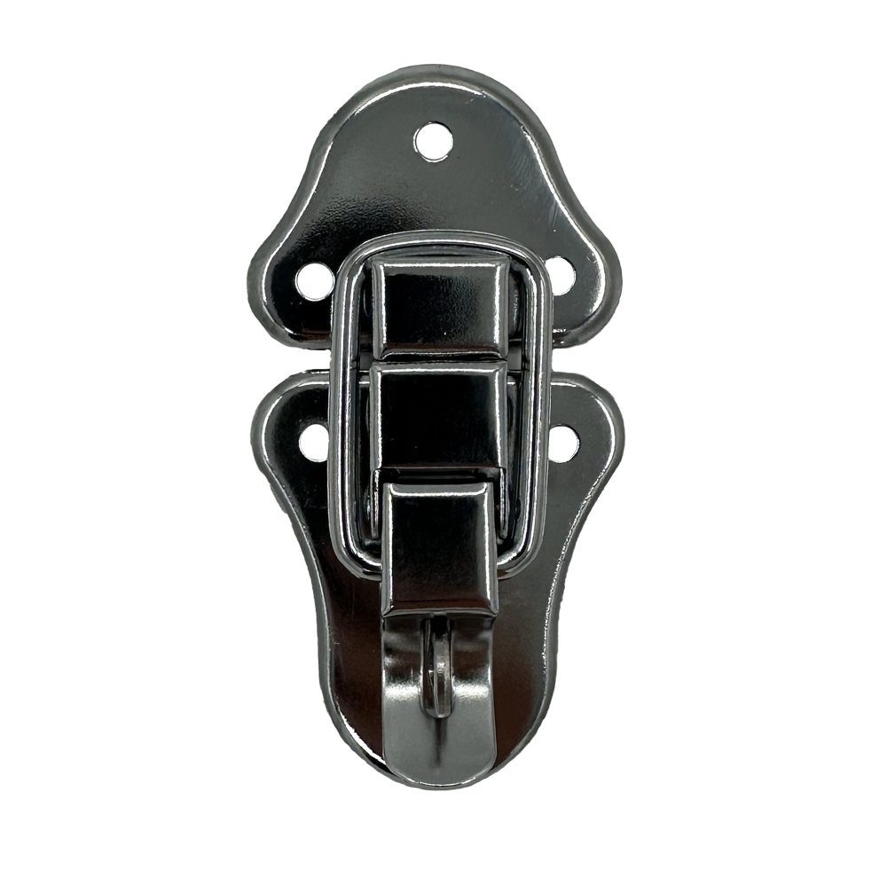 BELCASE BC-02LL-chr, замок-защелка с накидной скобой, большой, хром