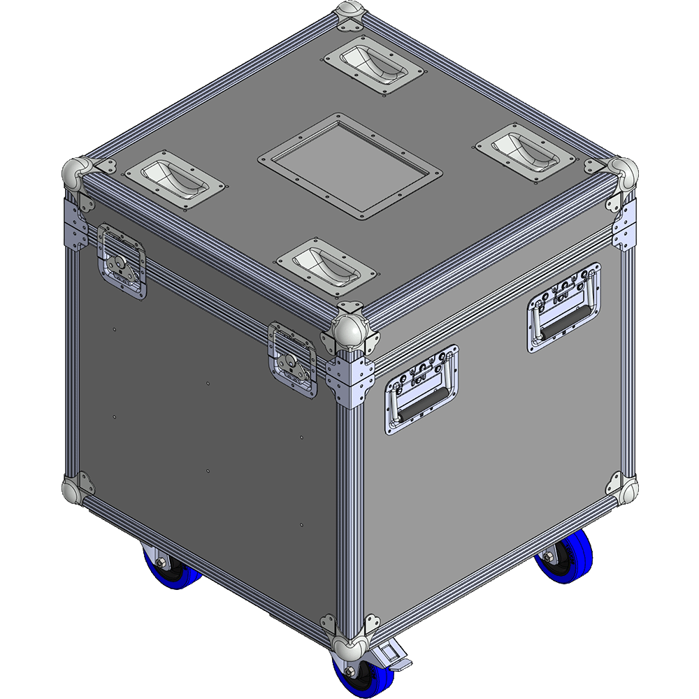 BELCASE TC-6060UNIPART-R, 603x603x603мм, кейс транспортировочный универсальный с перегородками, высота 600мм