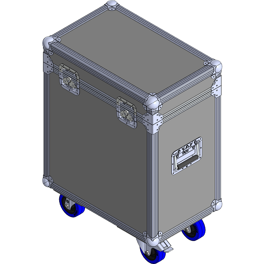 BELCASE TC-MH-S/2-R, 553х347х631мм, кейс транспортировочный для 2-х приборов "Вращающаяся голова"