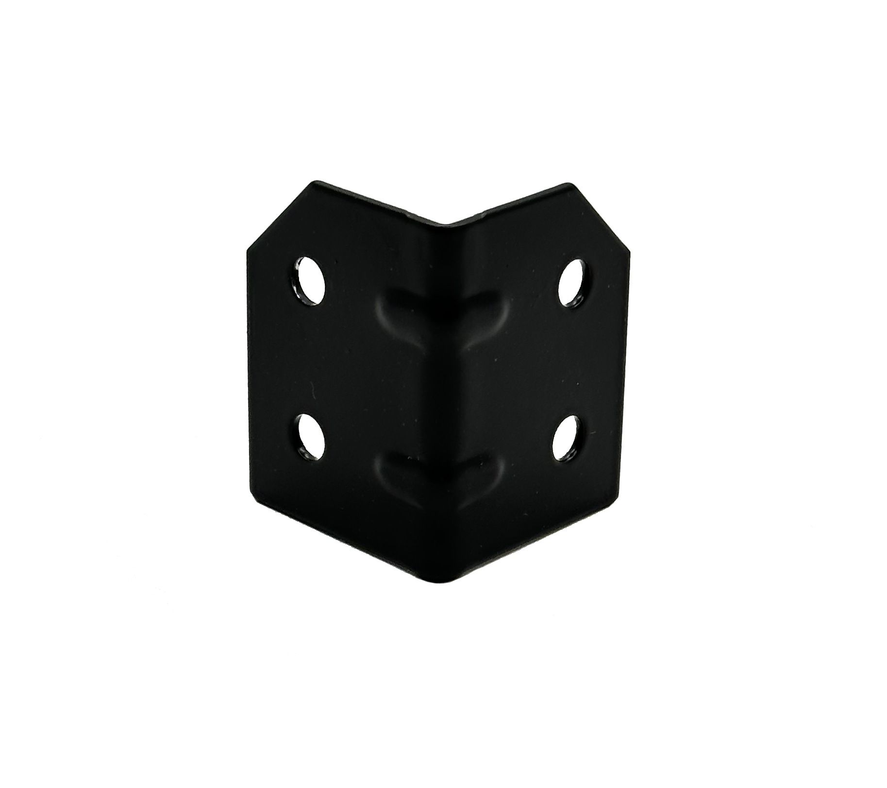 BELCASE BC-01MDB-blk, скоба угловая средняя двойная, черная