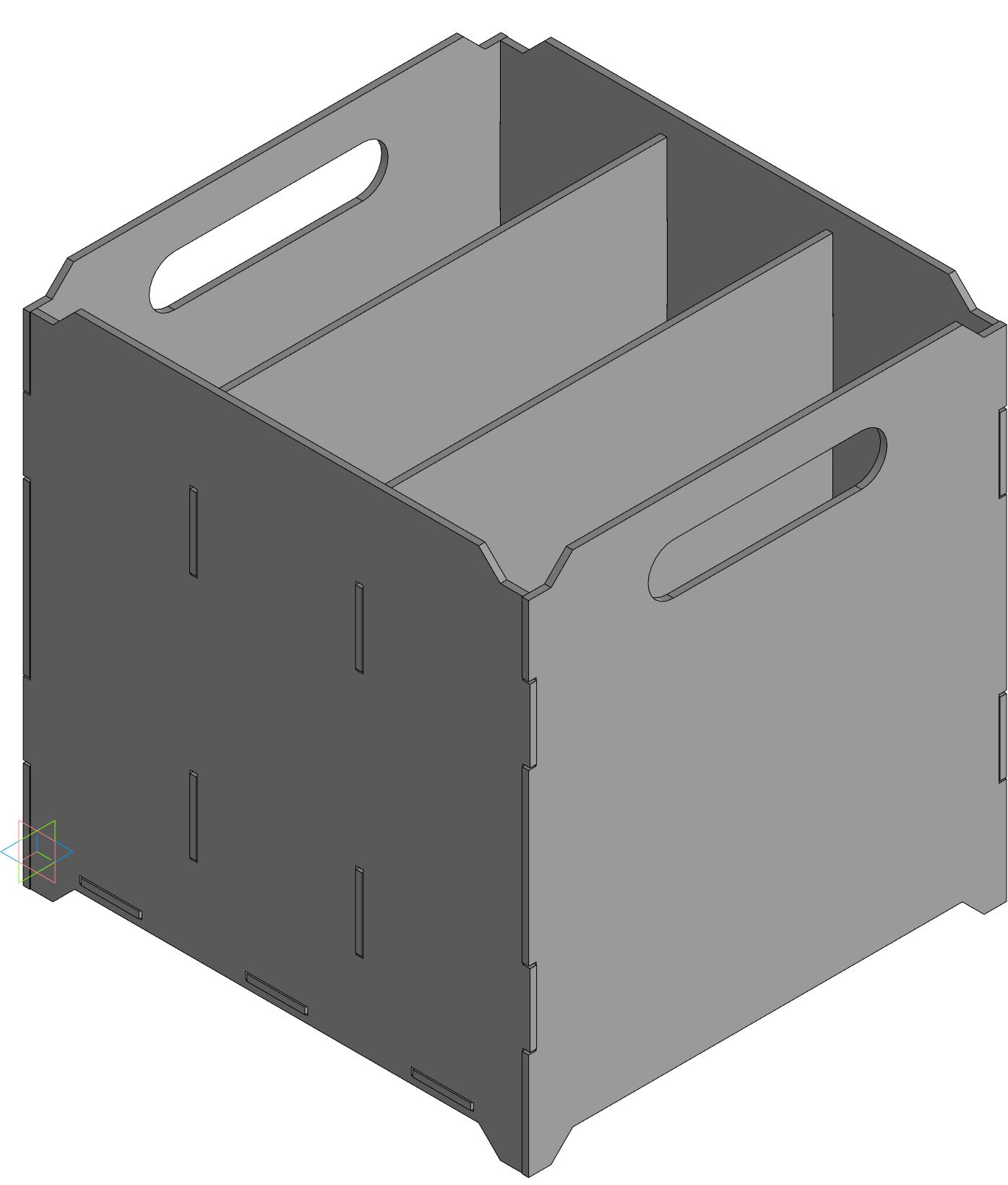 BELCASE TC-COOLER3, 660х698х719,5мм, ящик для 3-х больших вентиляторов