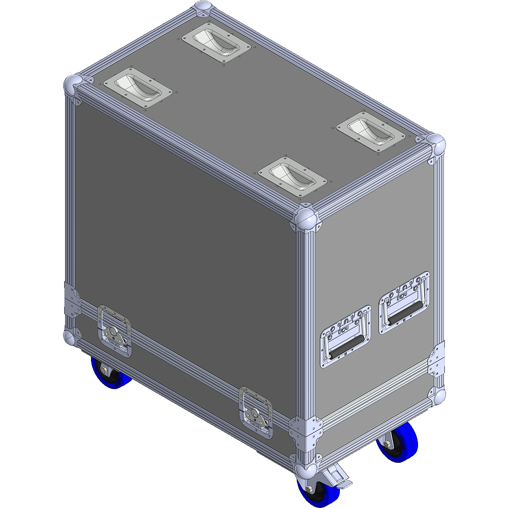 BELCASE TC-TBV123-R, 733x421x686мм, кейс транспортировочный для двух акустических систем Turbosound TBV123-AN