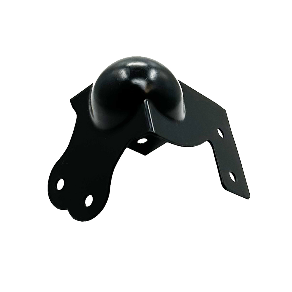 BELCASE BC-01BCC-blk, угол шарообразный, средний, со встроенной угловой стяжкой, черный