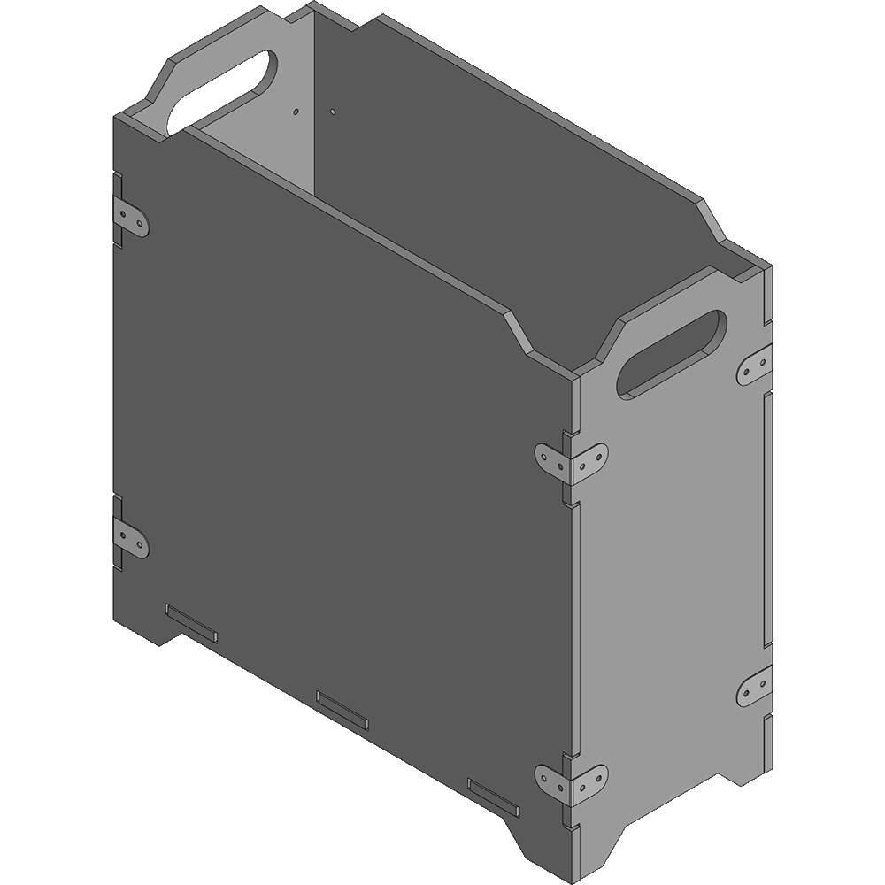 BELCASE TC-COOLER1M, 498х218х498мм, ящик для малого вентилятора