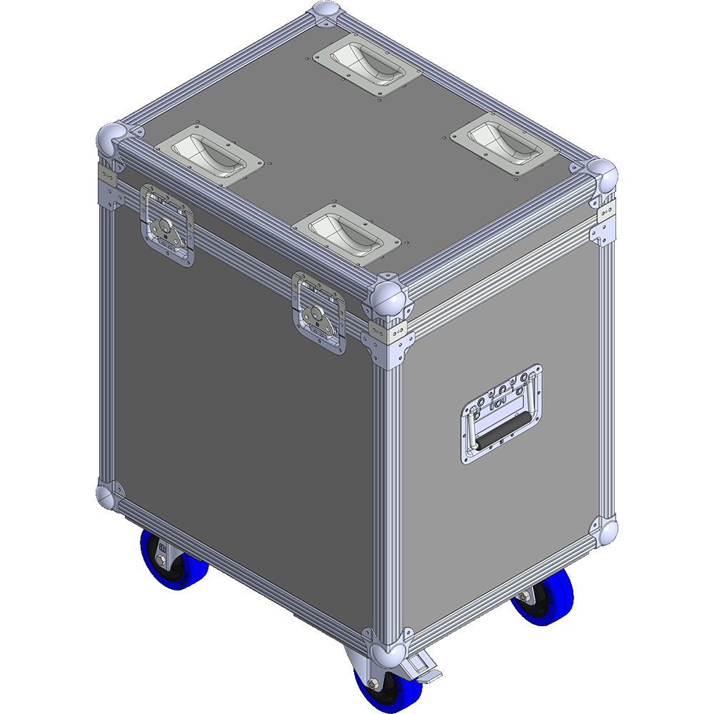 BELCASE TC-MH-B/2-R, 553х435х611мм, кейс транспортировочный для 2-х приборов "Вращающаяся голова"