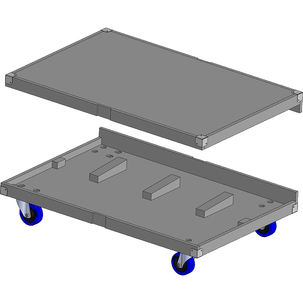 BELCASE TP-VERTEC4888-R, 1035x700x90мм, площадка транспортировочная для АС JBL 4888