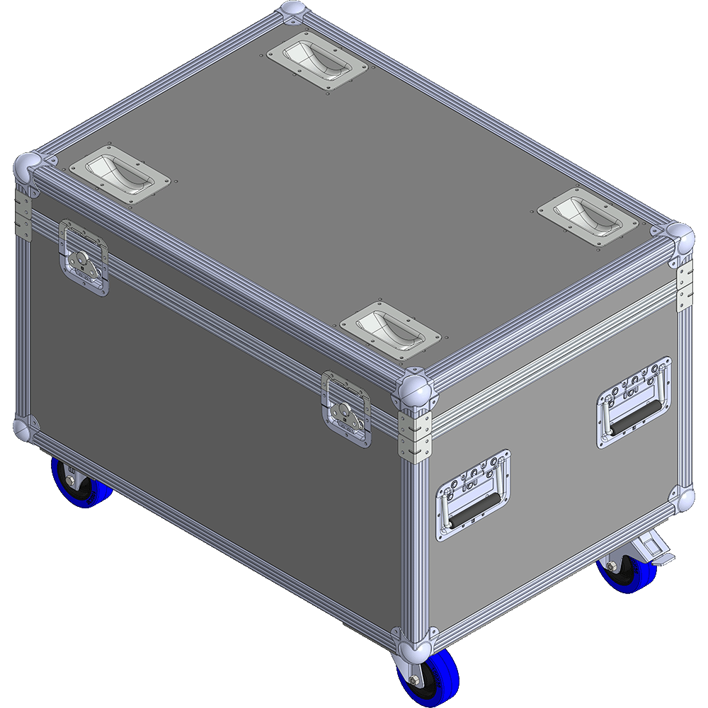 BELCASE TC-SE2/COMM-R, 830х577х495мм, кейс транспортировочный для 2-х спецэффектов + коммутация