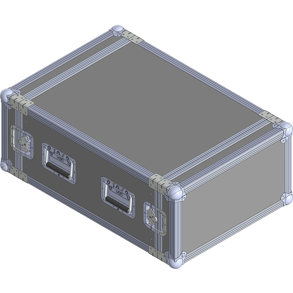 BELCASE RC-6006-F, 793х530х298мм, кейс рэковый приборный, рабочая глубина 60см, 6U